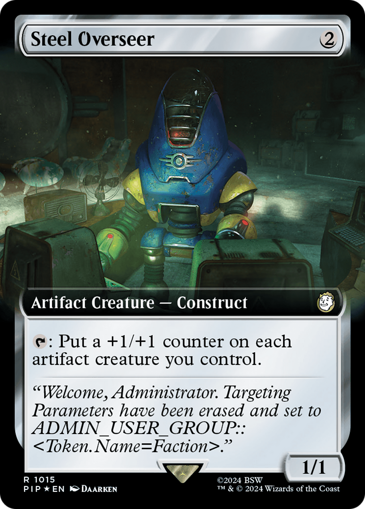 Steel Overseer (Extended Art) (Surge Foil) [Fallout] | Good Games North