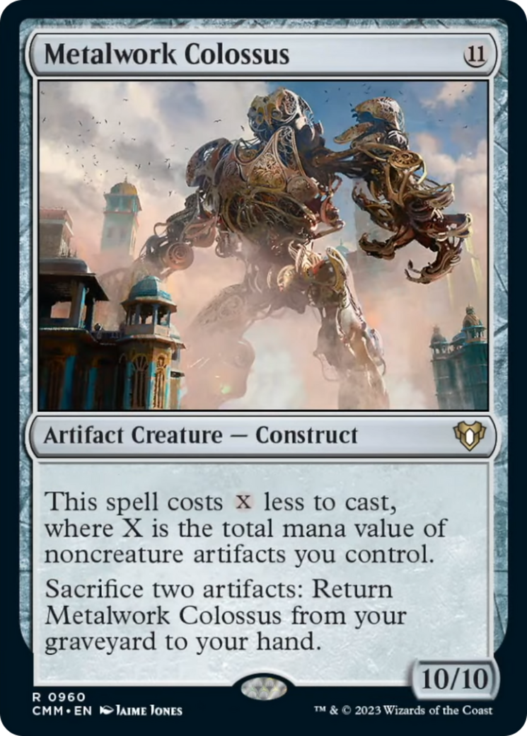 Metalwork Colossus [Commander Masters] | Good Games North