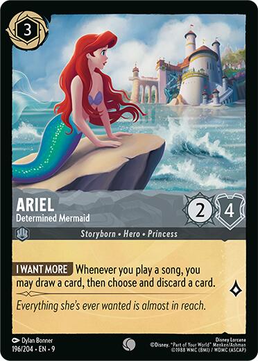 Ariel - Determined Mermaid (196/204) [Fabled] | Good Games North