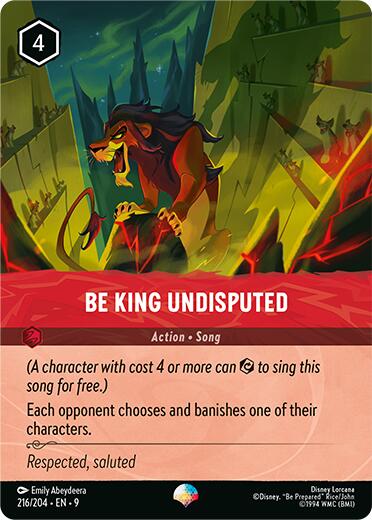 Be King Undisputed (Epic) (216/204) [Fabled] | Good Games North