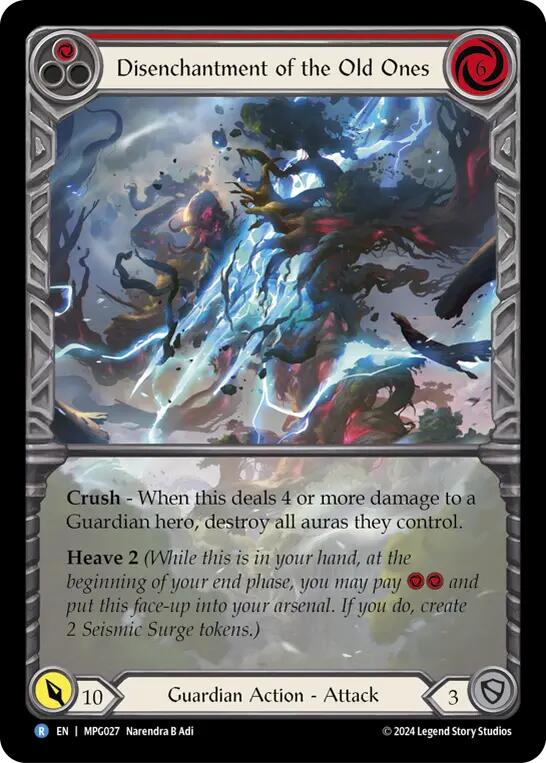 Disenchantment of the Old Ones (Extended Art) [MPG027] (Mastery Pack Guardian)  Rainbow Foil | Good Games North