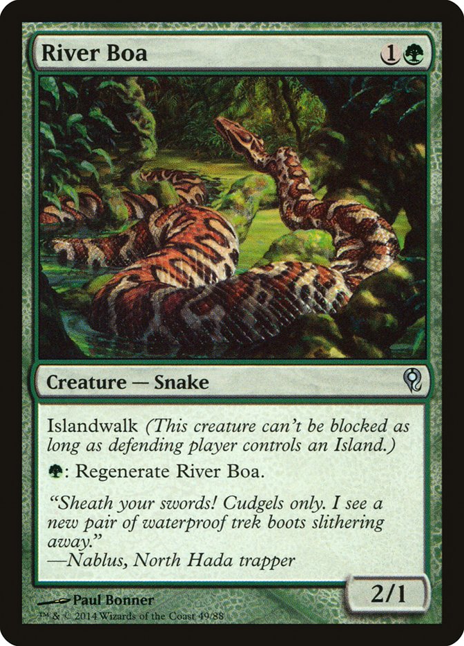 River Boa [Duel Decks: Jace vs. Vraska] | Good Games North