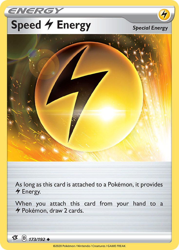 Speed Lightning Energy (173/192) [Sword & Shield: Rebel Clash] | Good Games North