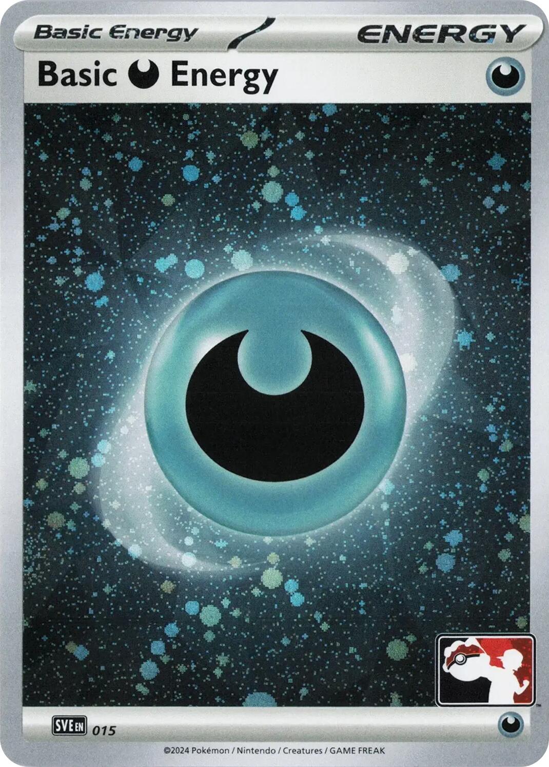 Basic Darkness Energy (015) (Cosmos Holo) [Prize Pack Series Seven] | Good Games North