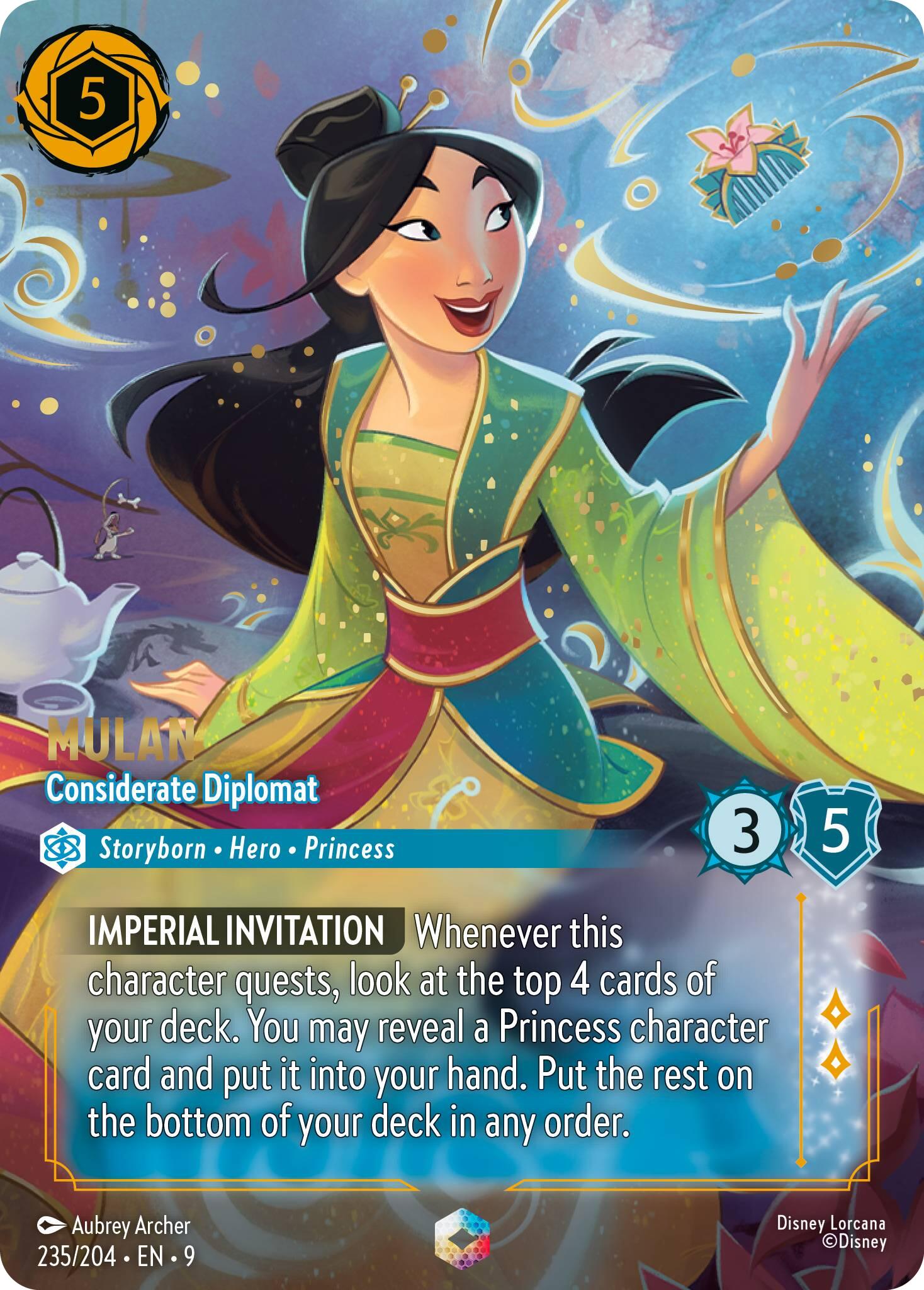 Mulan - Considerate Diplomat (Enchanted) (235/204) [Fabled] | Good Games North