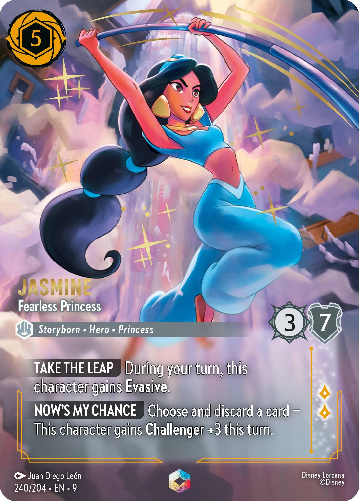 Jasmine - Fearless Princess (Enchanted) (240/204) [Fabled] | Good Games North
