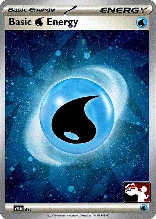 Basic Water Energy (011) (Cosmos Holo) [Prize Pack Series Seven] | Good Games North