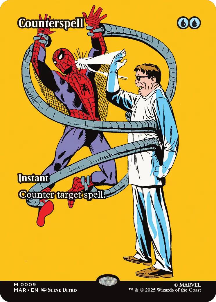 Counterspell (Borderless) [Marvel Universe: Eternal-Legal] | Good Games North