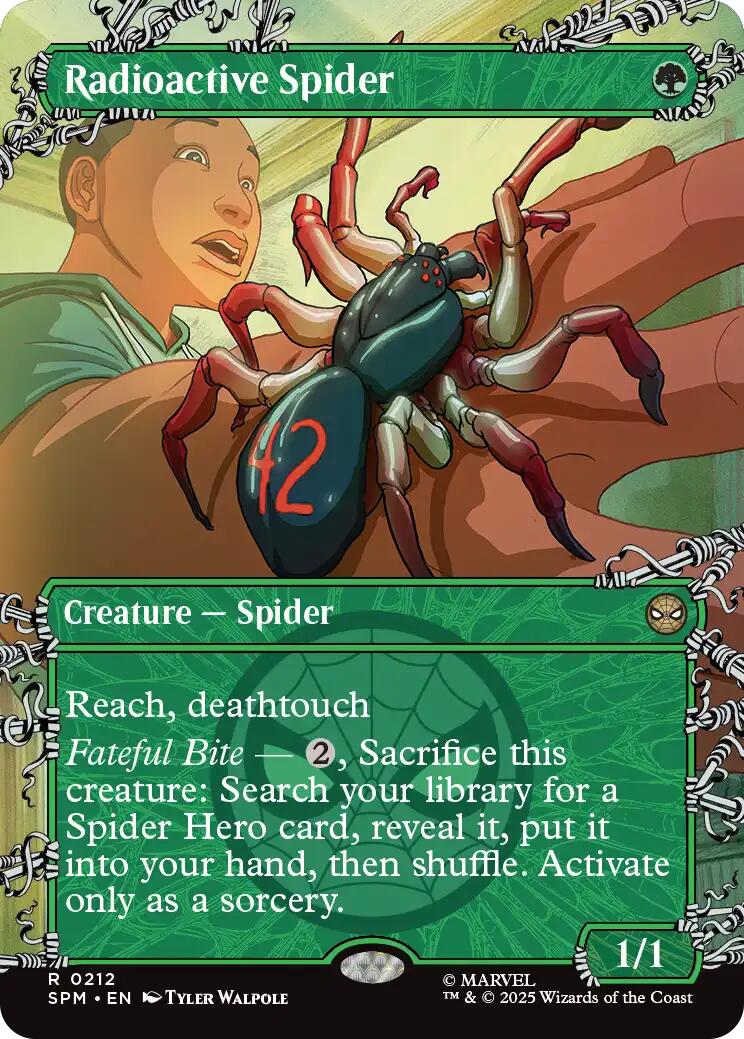 Radioactive Spider (Borderless) [Marvel's Spider-Man] | Good Games North