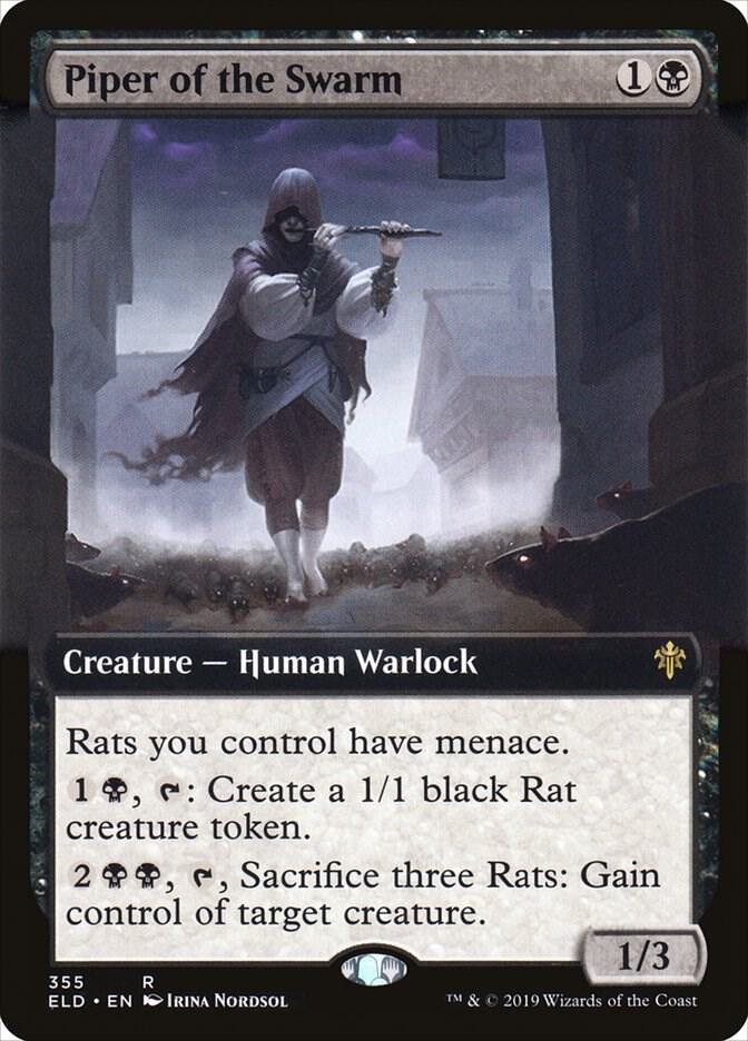 Piper of the Swarm 355/269 (Throne of Eldraine)  - Extended Art | Good Games North