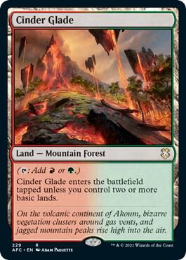 Cinder Glade (Commander: Adventures in the Forgotten Realms)  | Good Games North