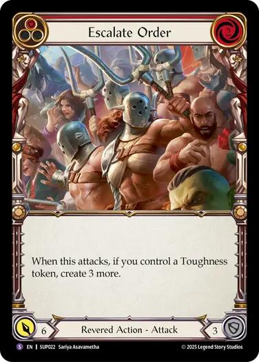 Escalate Order [SUP022] (Super Slam)  Rainbow Foil | Good Games North