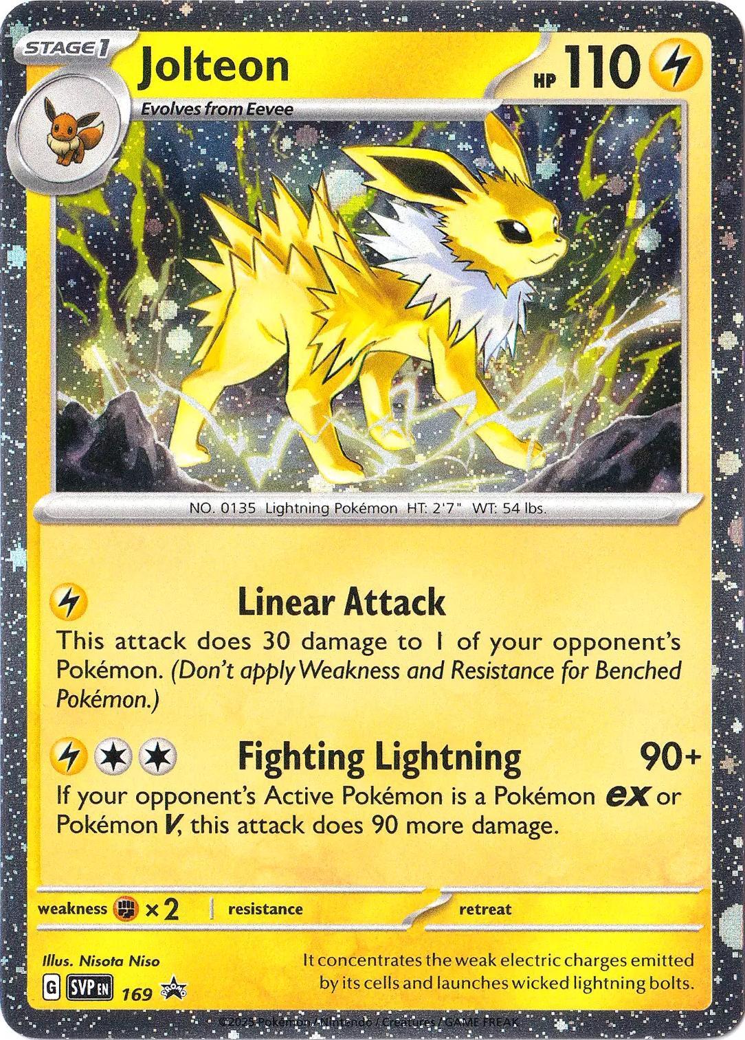 Jolteon (169) (Cosmos Holo) [Scarlet & Violet: Black Star Promos] | Good Games North