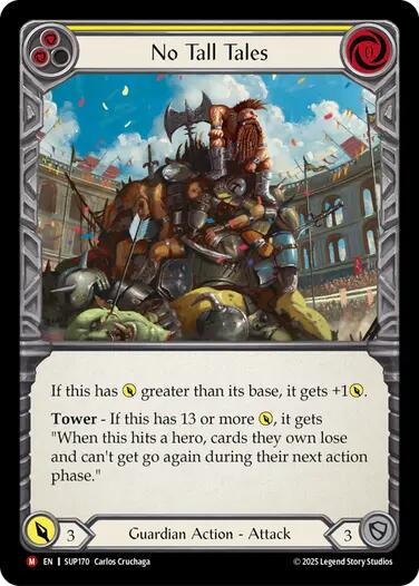 No Tall Tales [SUP170] (Super Slam)  Rainbow Foil | Good Games North