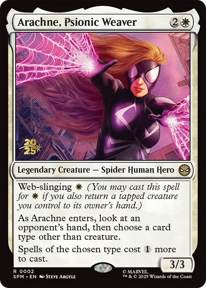 Arachne, Psionic Weaver [Marvel's Spider-Man Prerelease Promos] | Good Games North