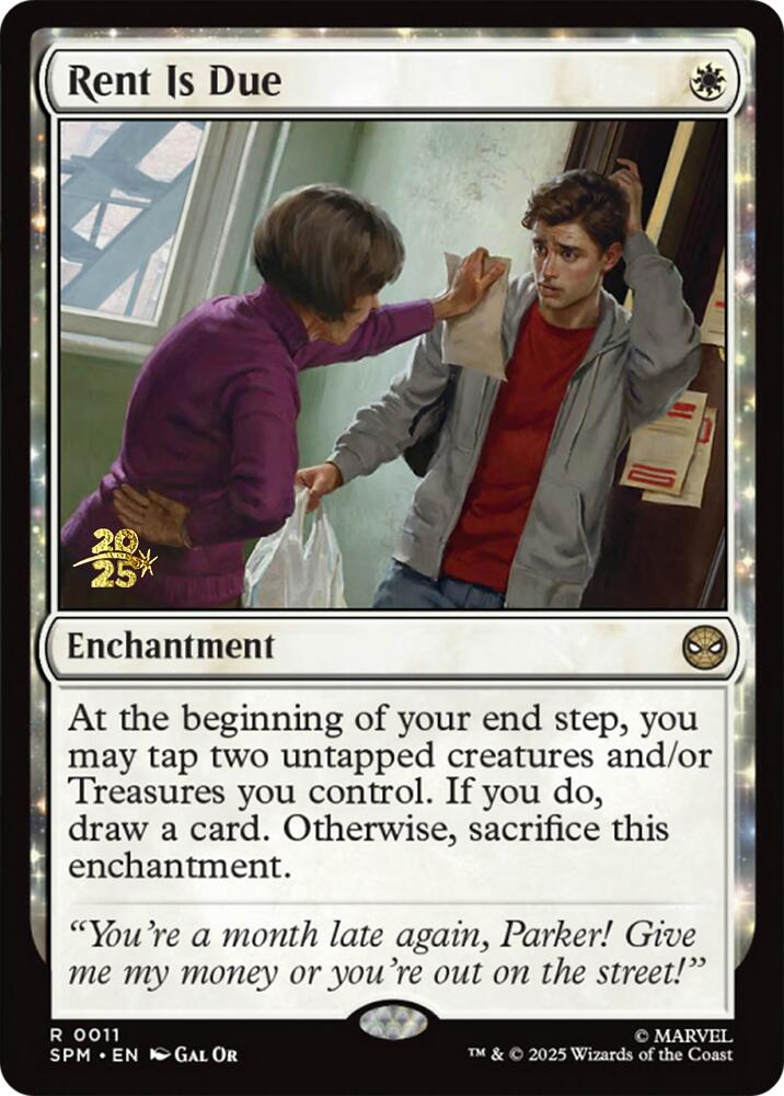 Rent Is Due [Marvel's Spider-Man Prerelease Promos] | Good Games North