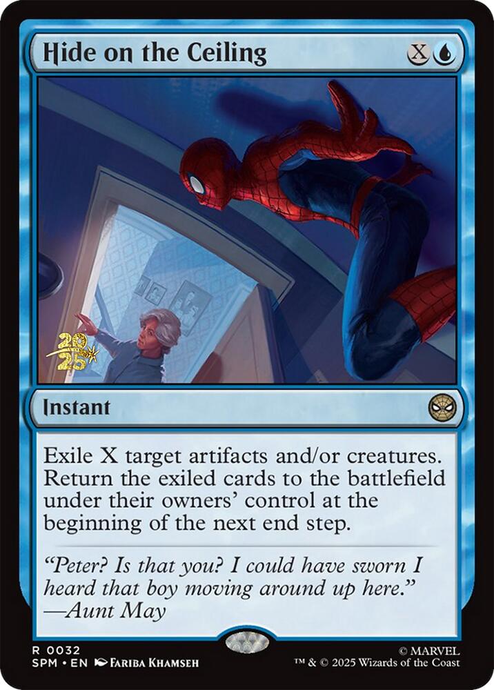 Hide on the Ceiling [Marvel's Spider-Man Prerelease Promos] | Good Games North