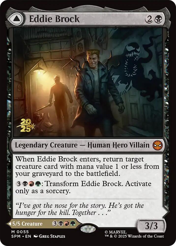 Eddie Brock // Venom, Lethal Protector [Marvel's Spider-Man Prerelease Promos] | Good Games North