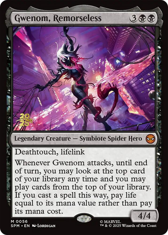 Gwenom, Remorseless [Marvel's Spider-Man Prerelease Promos] | Good Games North