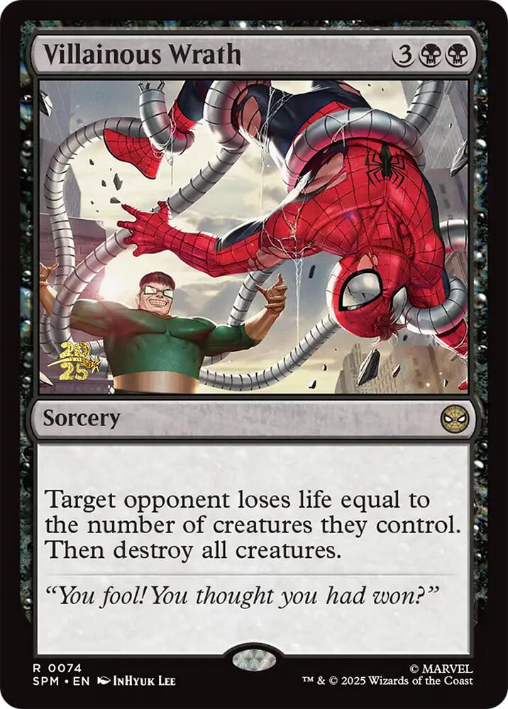 Villainous Wrath [Marvel's Spider-Man Prerelease Promos] | Good Games North