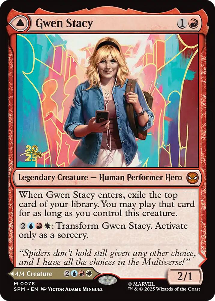 Gwen Stacy // Ghost-Spider [Marvel's Spider-Man Prerelease Promos] | Good Games North
