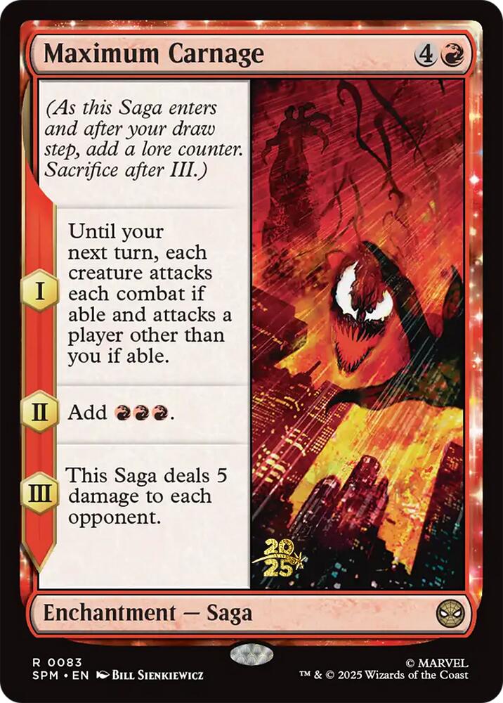 Maximum Carnage [Marvel's Spider-Man Prerelease Promos] | Good Games North