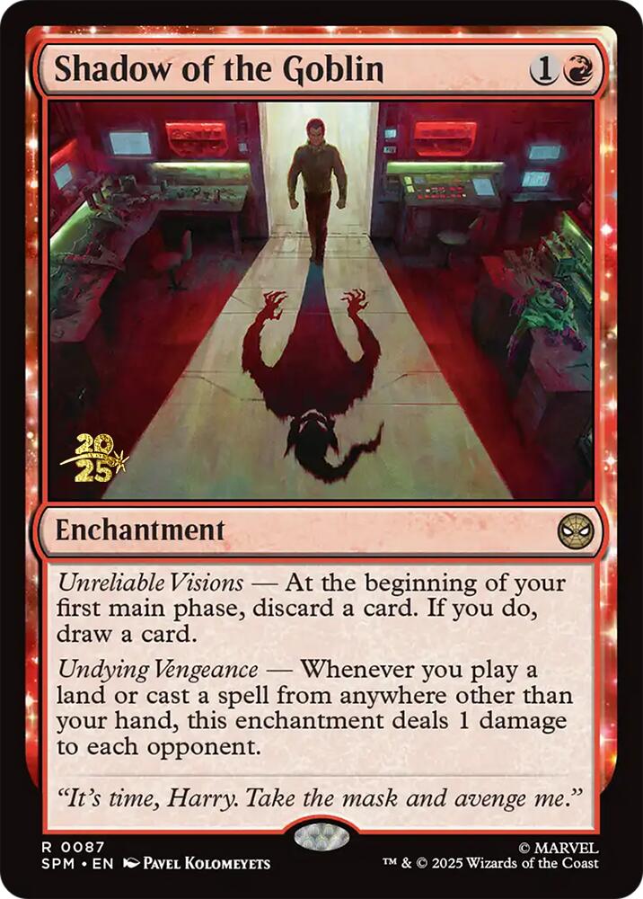 Shadow of the Goblin [Marvel's Spider-Man Prerelease Promos] | Good Games North