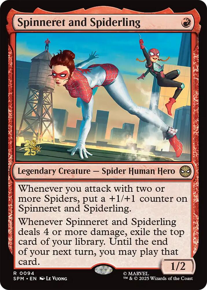 Spinneret and Spiderling [Marvel's Spider-Man Prerelease Promos] | Good Games North