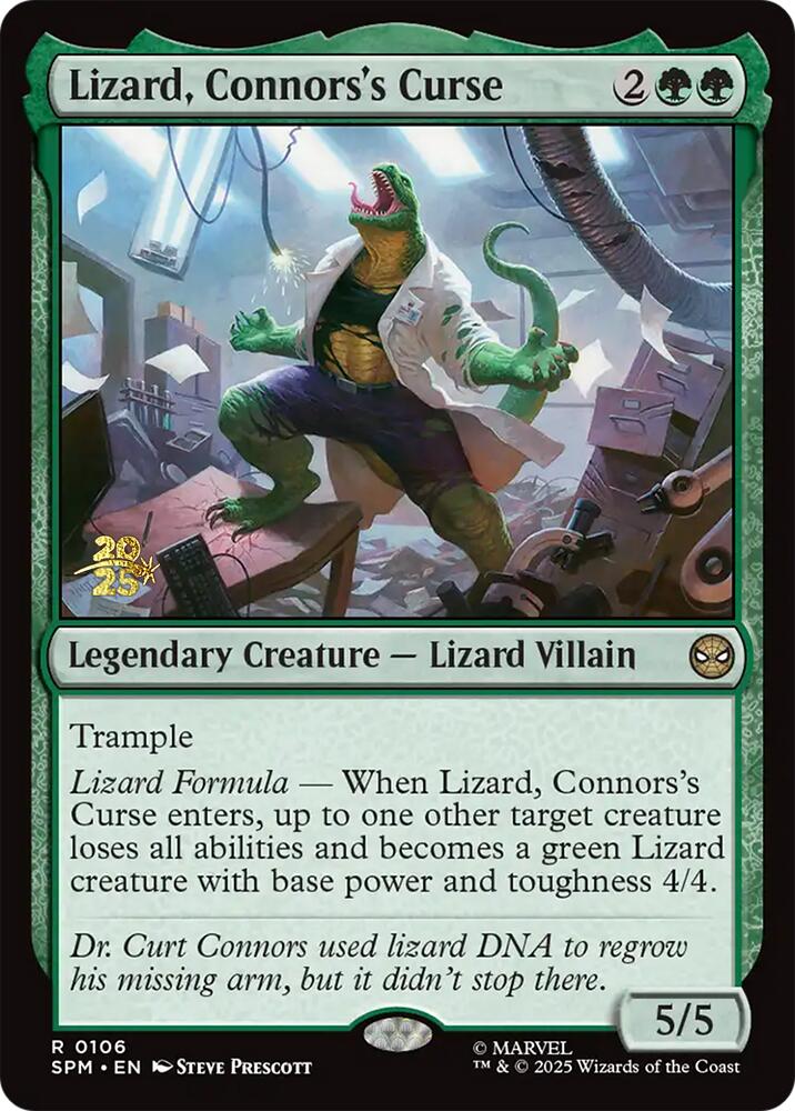 Lizard, Connors's Curse [Marvel's Spider-Man Prerelease Promos] | Good Games North