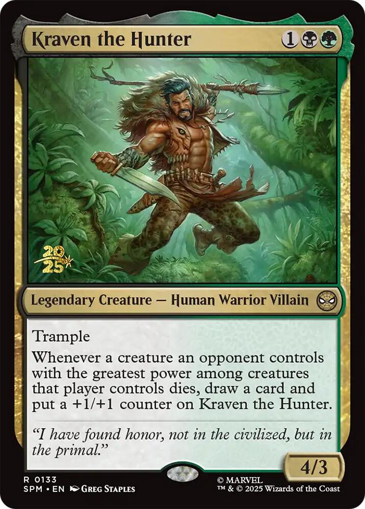 Kraven the Hunter [Marvel's Spider-Man Prerelease Promos] | Good Games North
