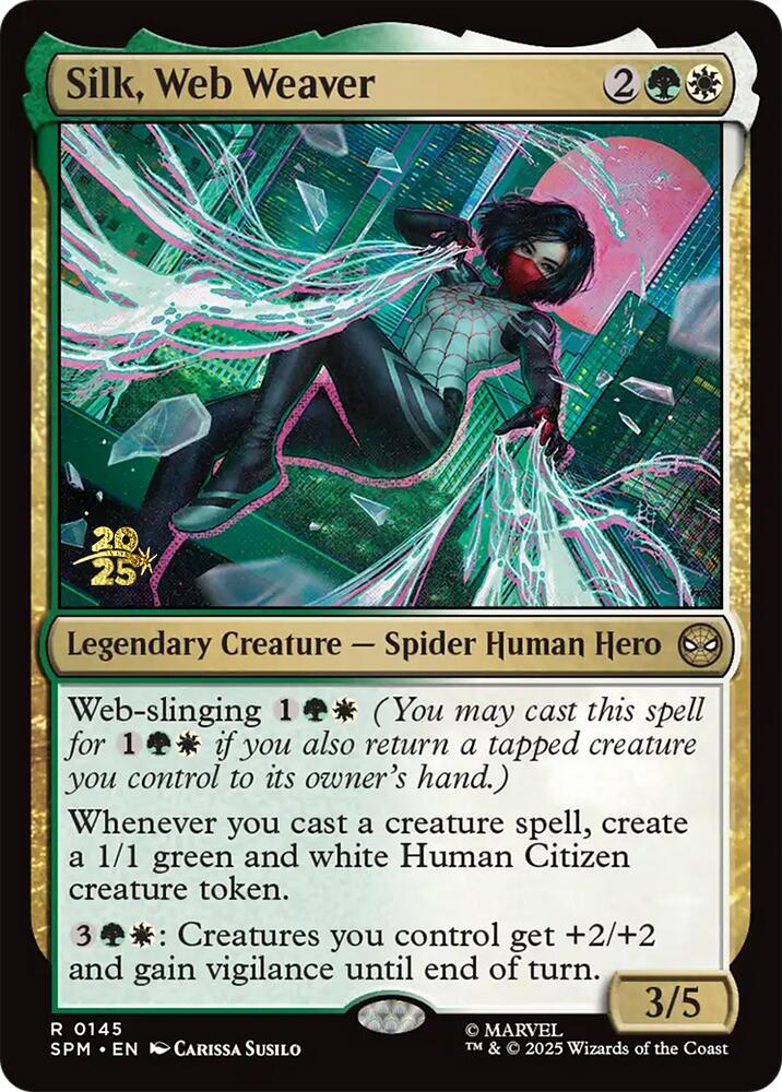 Silk, Web Weaver [Marvel's Spider-Man Prerelease Promos] | Good Games North