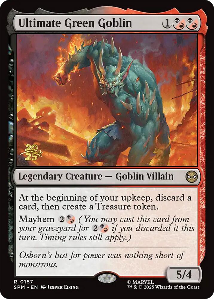 Ultimate Green Goblin [Marvel's Spider-Man Prerelease Promos] | Good Games North