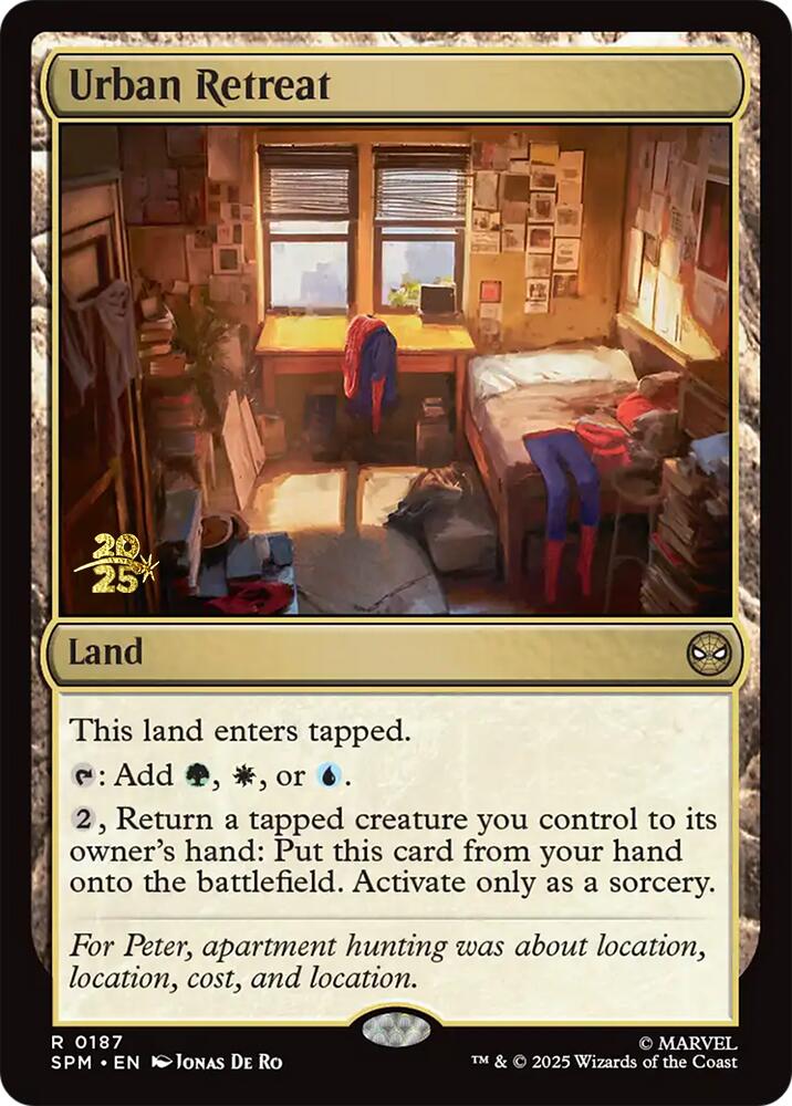Urban Retreat [Marvel's Spider-Man Prerelease Promos] | Good Games North