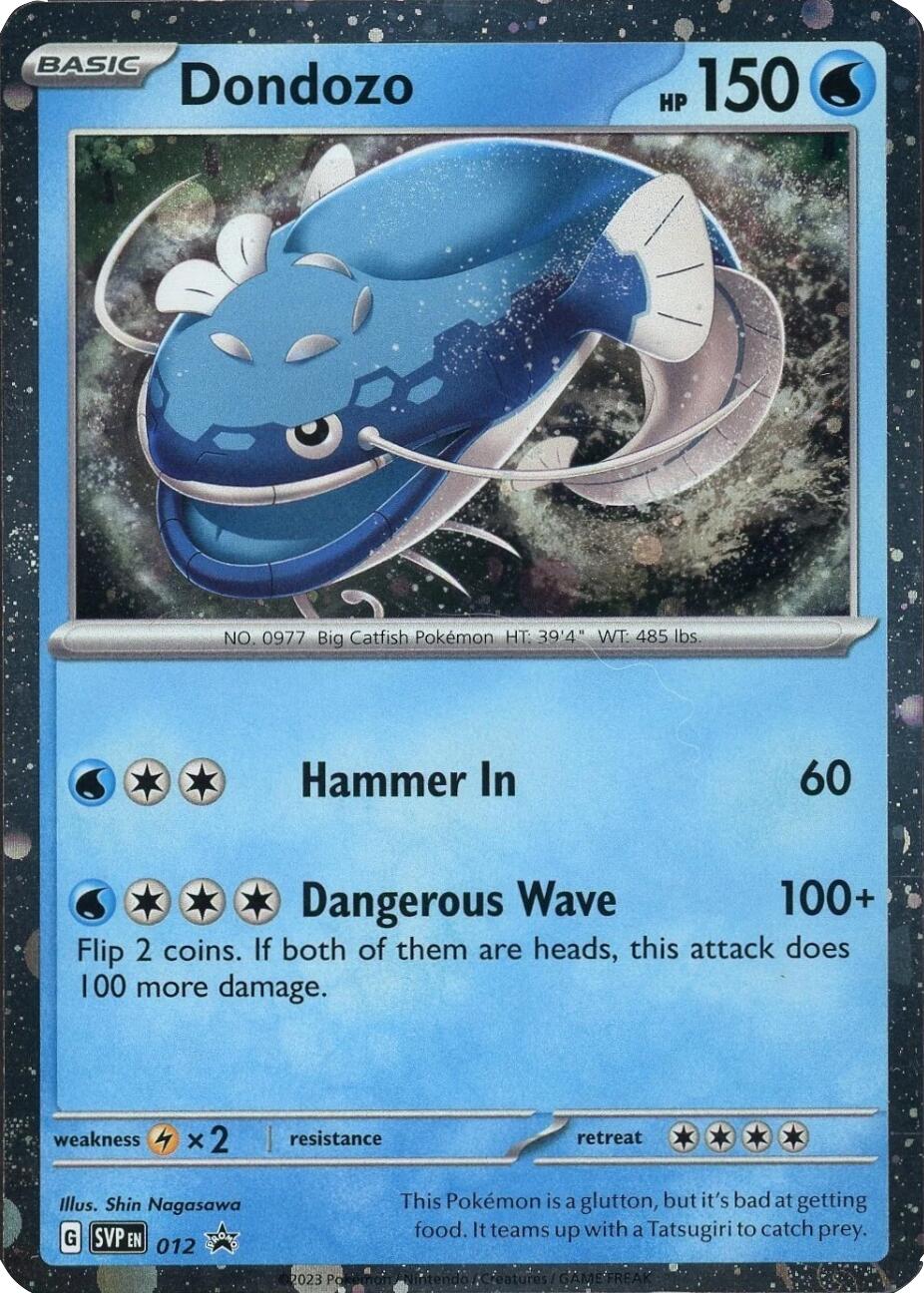 Dondozo (012) (Cosmos Holo) [Scarlet & Violet: Black Star Promos] | Good Games North