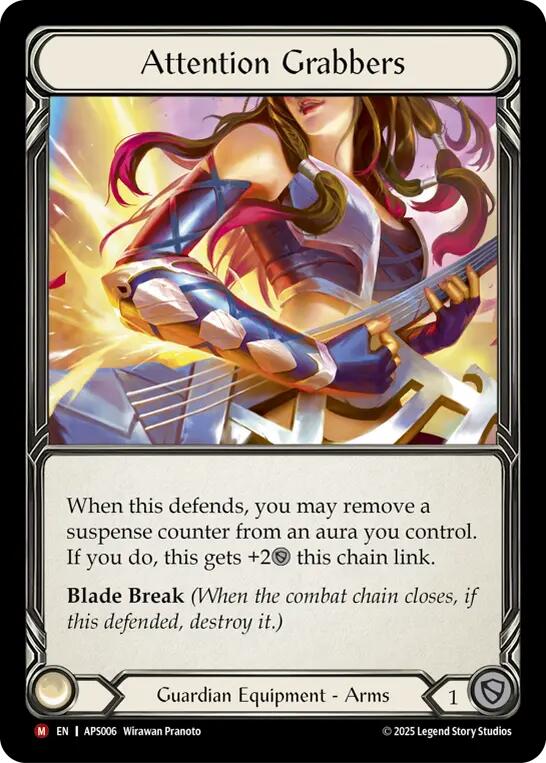 Attention Grabbers [APS006] (Armory Deck: Pleiades)  Rainbow Foil | Good Games North