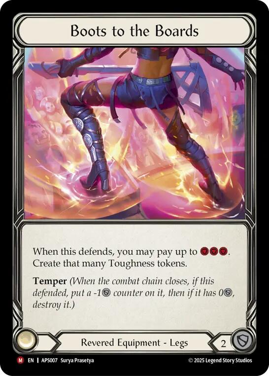 Boots to the Boards [APS007] (Armory Deck: Pleiades)  Rainbow Foil | Good Games North