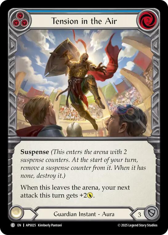 Tension in the Air (Blue) [APS025] (Armory Deck: Pleiades) | Good Games North