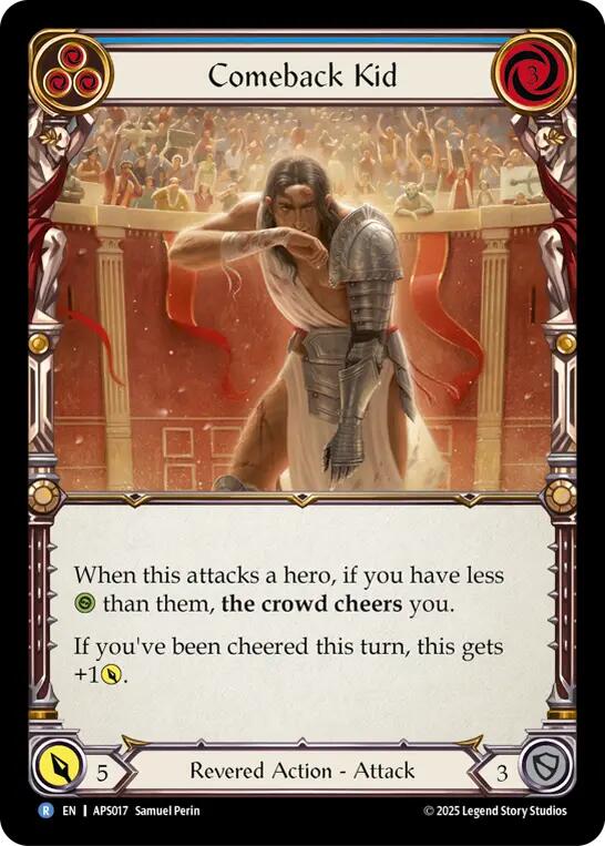 Comeback Kid (Blue) [APS017] (Armory Deck: Pleiades) | Good Games North