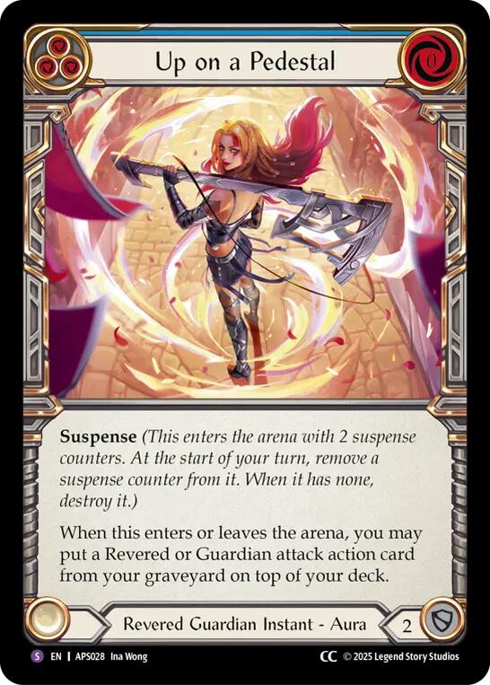 Up on a Pedestal [APS028] (Armory Deck: Pleiades) | Good Games North