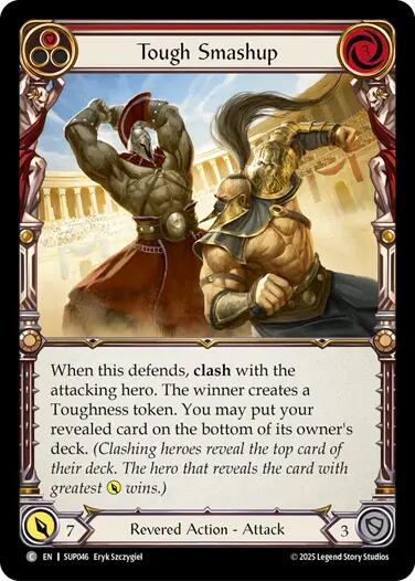 Tough Smashup (Red) [SUP046] (Super Slam)  Rainbow Foil | Good Games North
