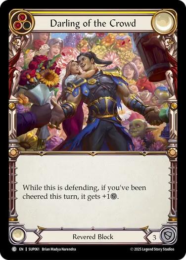 Darling of the Crowd [SUP061] (Super Slam)  Rainbow Foil | Good Games North