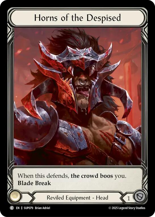 Horns of the Despised (Extended Art Cold Foil) [SUP079] (Super Slam)  Cold Foil | Good Games North