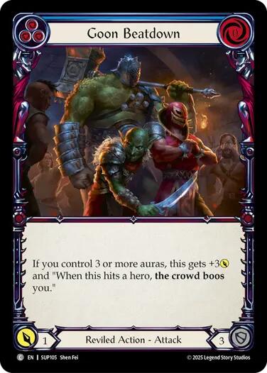 Goon Beatdown [SUP105] (Super Slam)  Rainbow Foil | Good Games North