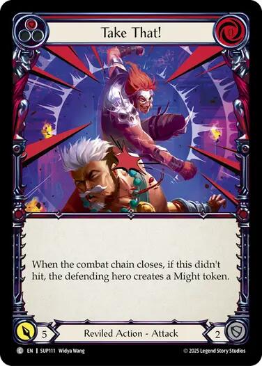 Take That! (Red) [SUP111] (Super Slam)  Rainbow Foil | Good Games North