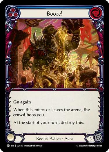 Booze! [SUP117] (Super Slam)  Rainbow Foil | Good Games North