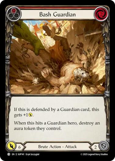 Bash Guardian [SUP141] (Super Slam)  Rainbow Foil | Good Games North