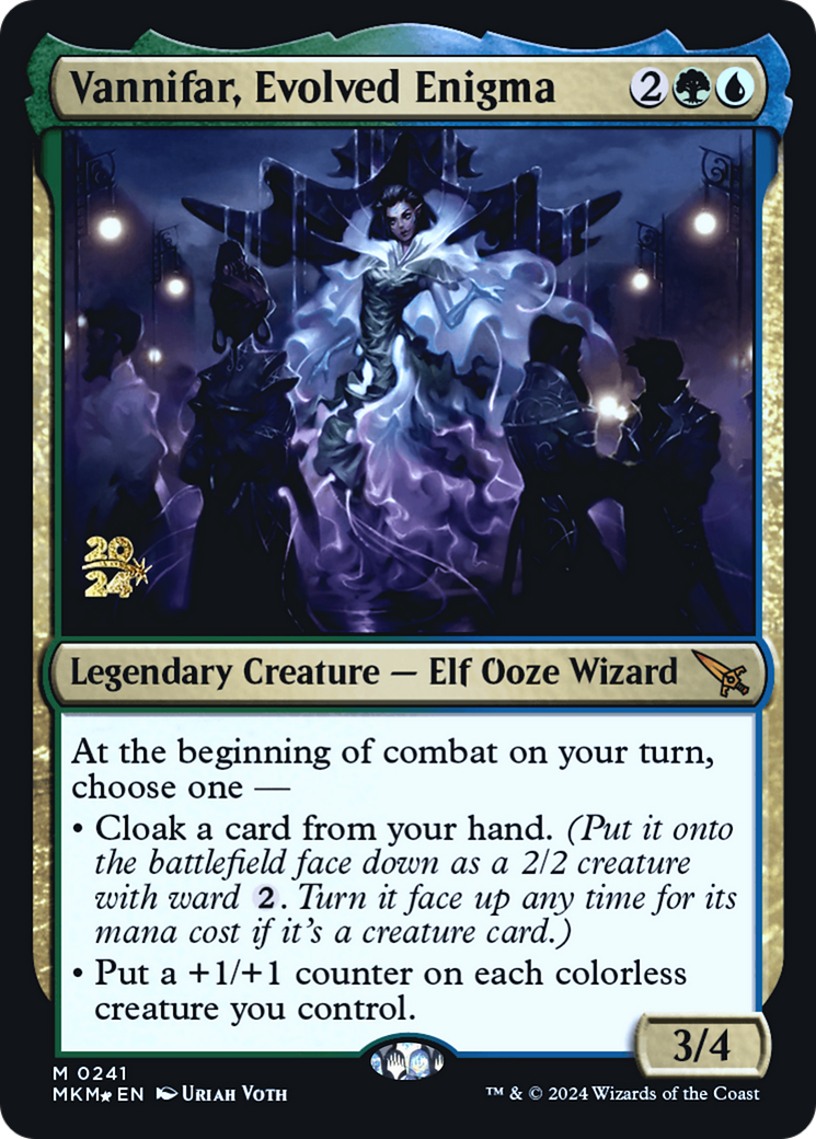 Vannifar, Evolved Enigma [Murders at Karlov Manor Prerelease Promos] | Good Games North