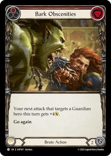 Bark Obscenities [SUP167] (Super Slam)  Rainbow Foil | Good Games North