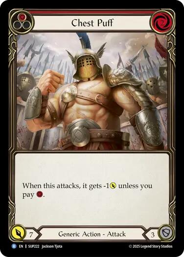 Chest Puff [SUP222] (Super Slam)  Rainbow Foil | Good Games North