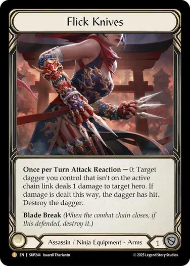 Flick Knives [SUP244] (Super Slam)  Rainbow Foil | Good Games North